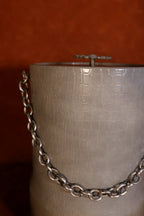 “Croc” Embossed Vinyl Ice Bucket - 1970’s
