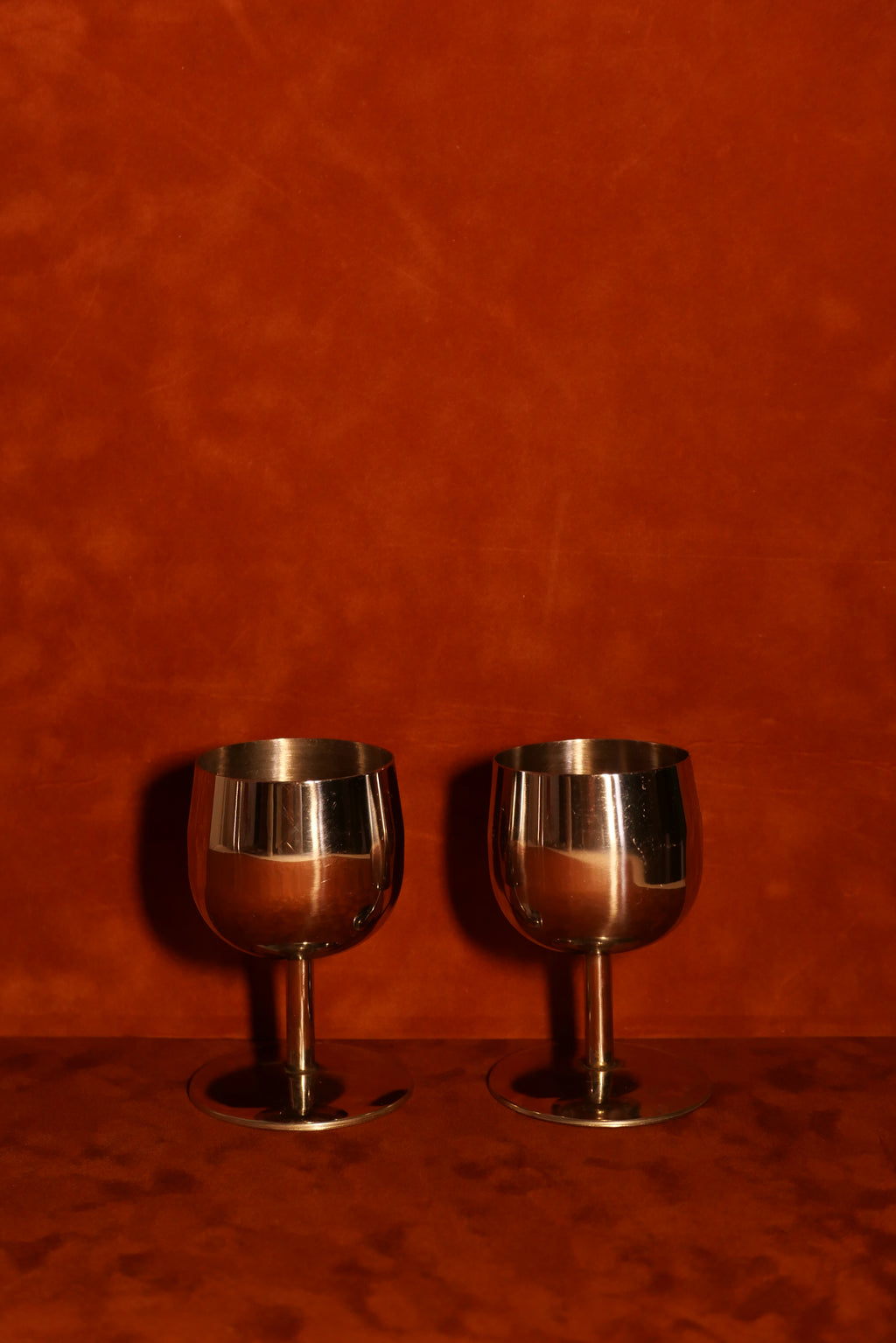 MCM Stainless Steel Petite Goblets (Pair)