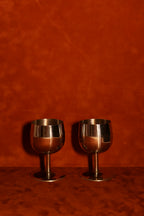 MCM Stainless Steel Petite Goblets (Pair)