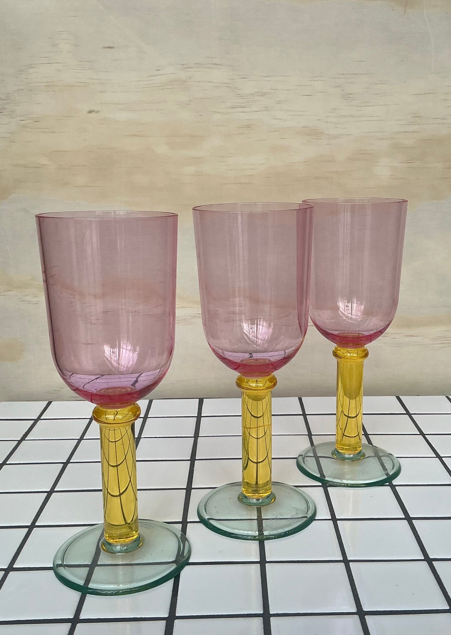 Tri-color Acrylic Glasses (3)