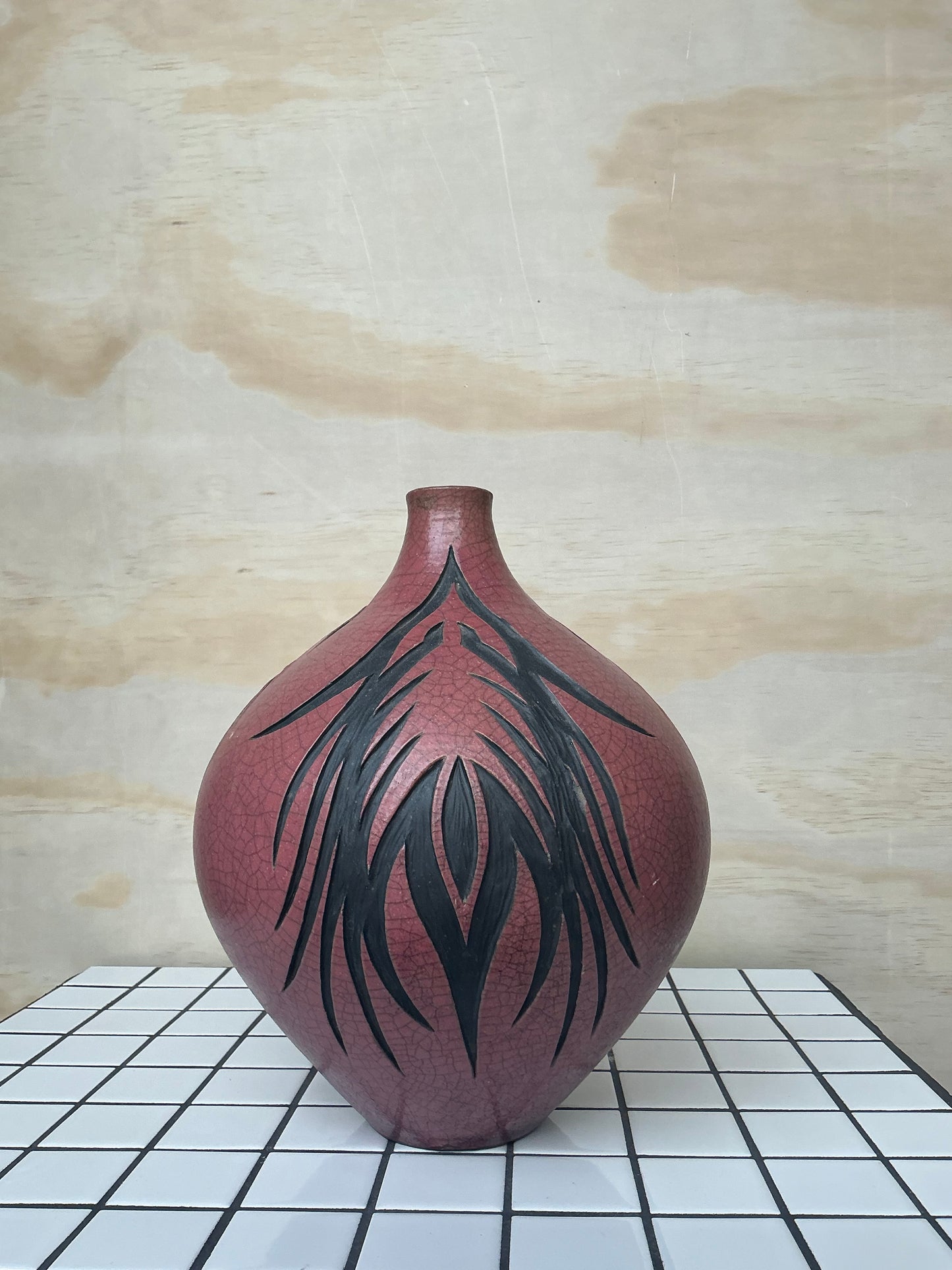 Terra Red Studio Pottery Vase