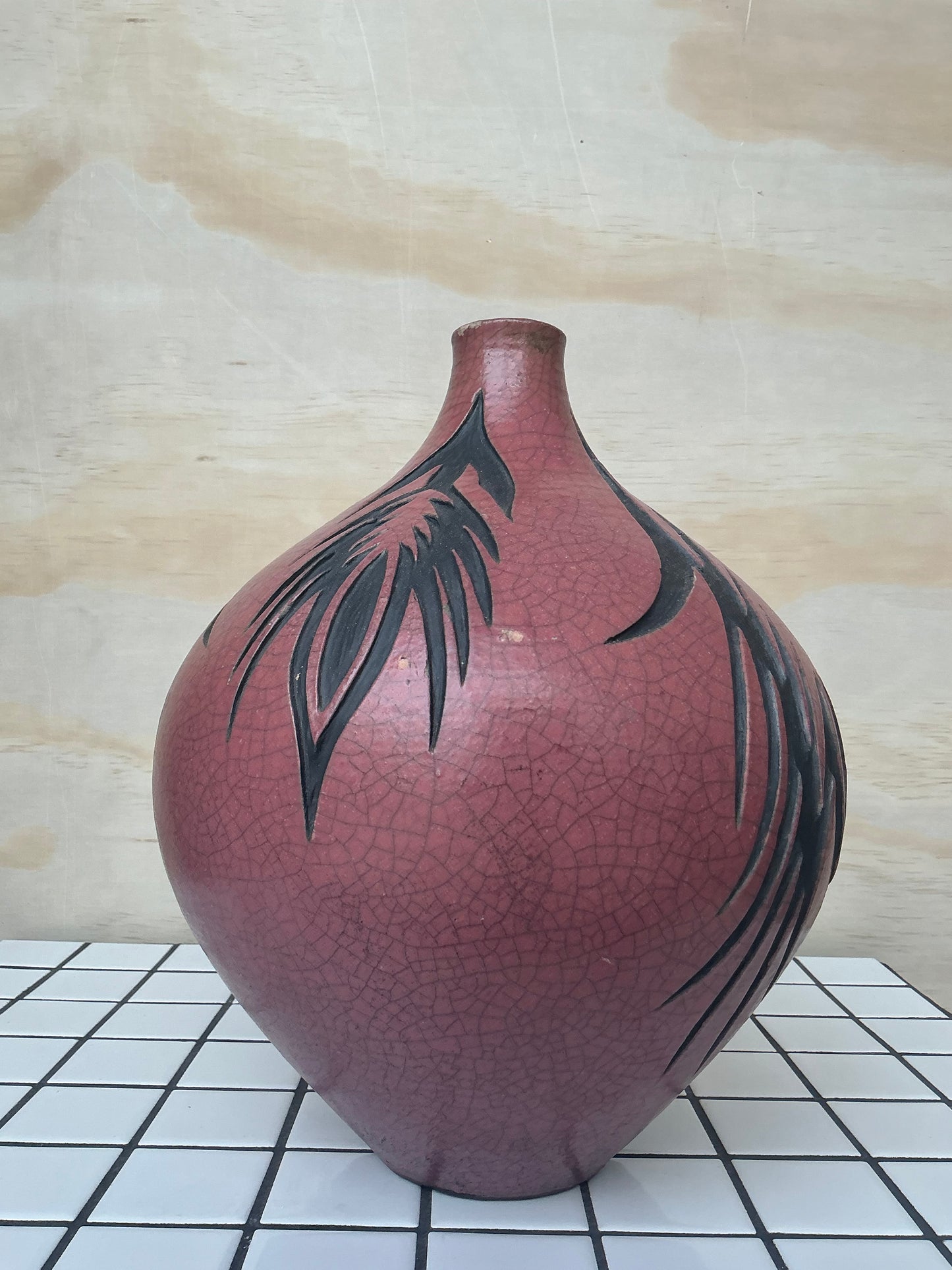 Terra Red Studio Pottery Vase