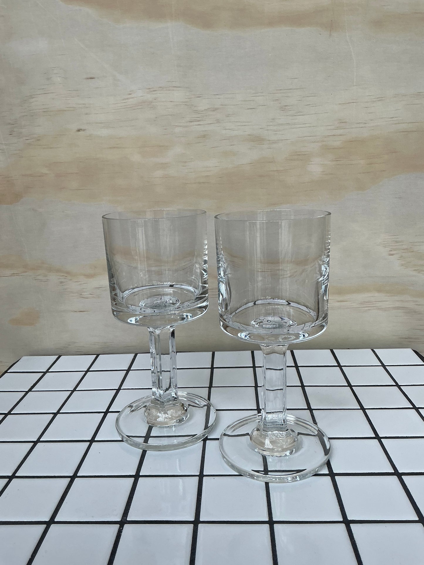 MCM Chunky Wine Glasses (2)