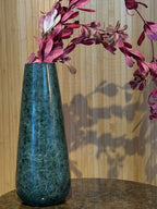 Tall Green Stone Vase