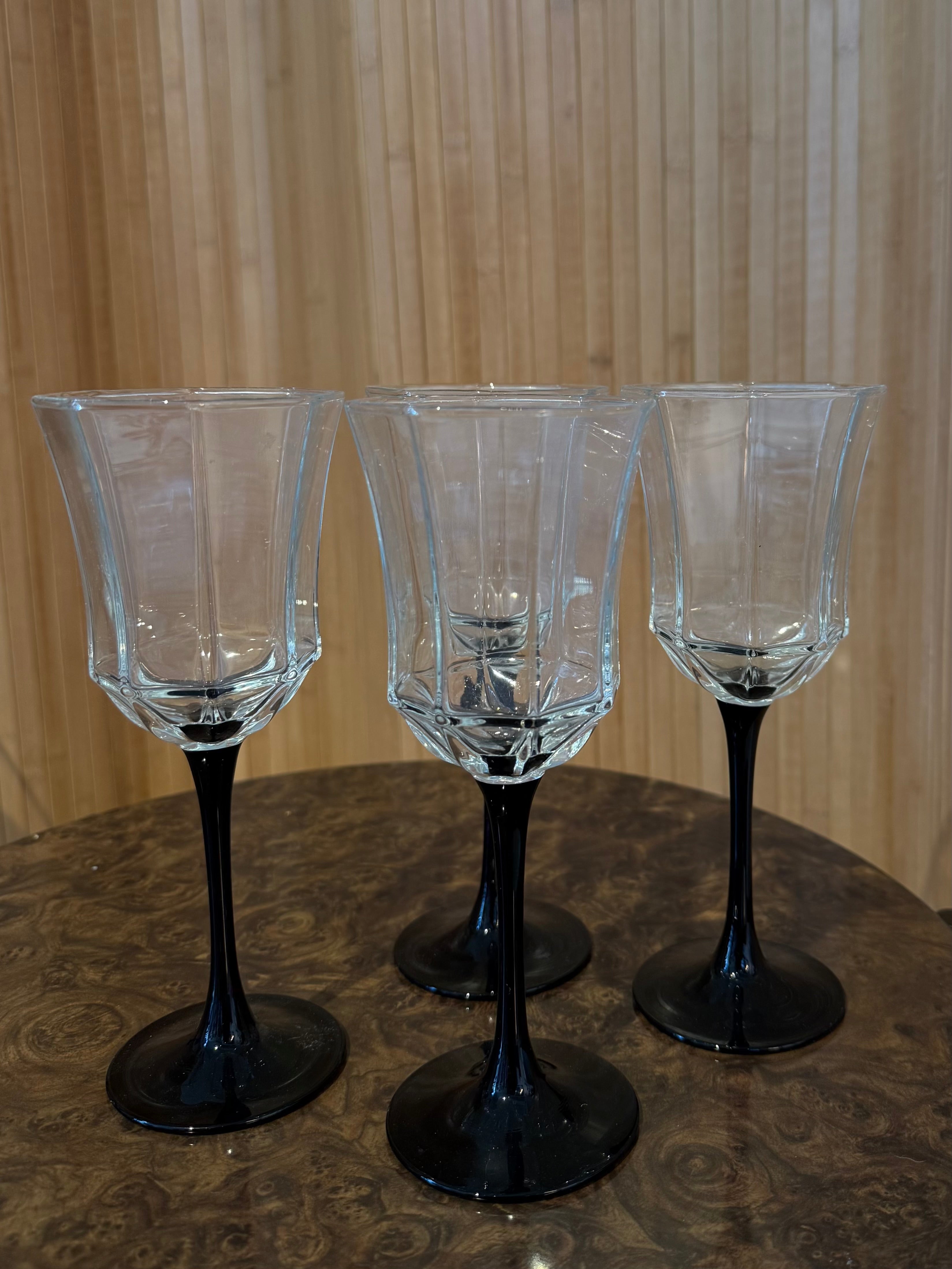 Crystal D’Arques Stemmed Glasses Set - (4pc)