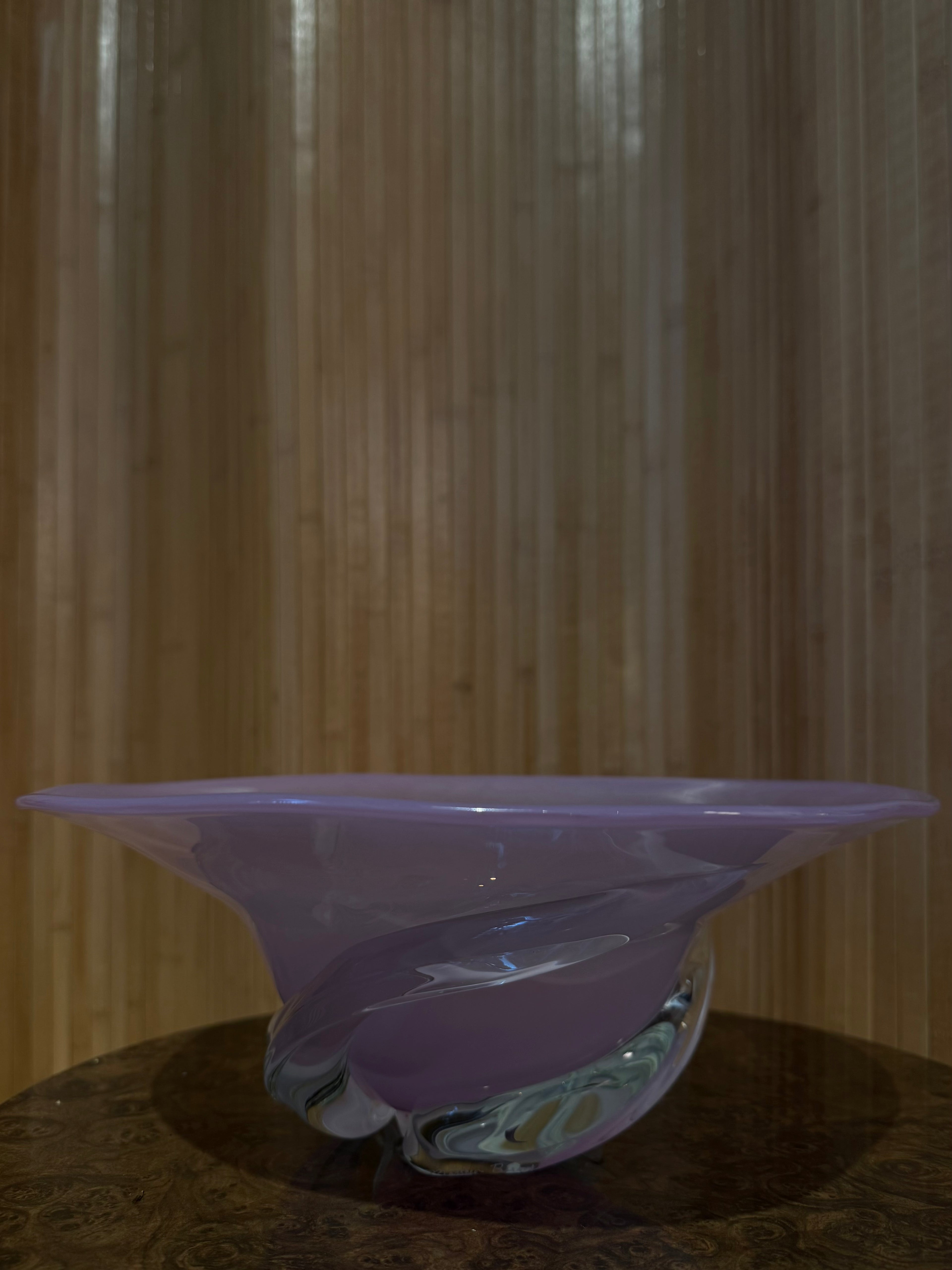 Matthew Buechner Art Glass Bowl - 1982