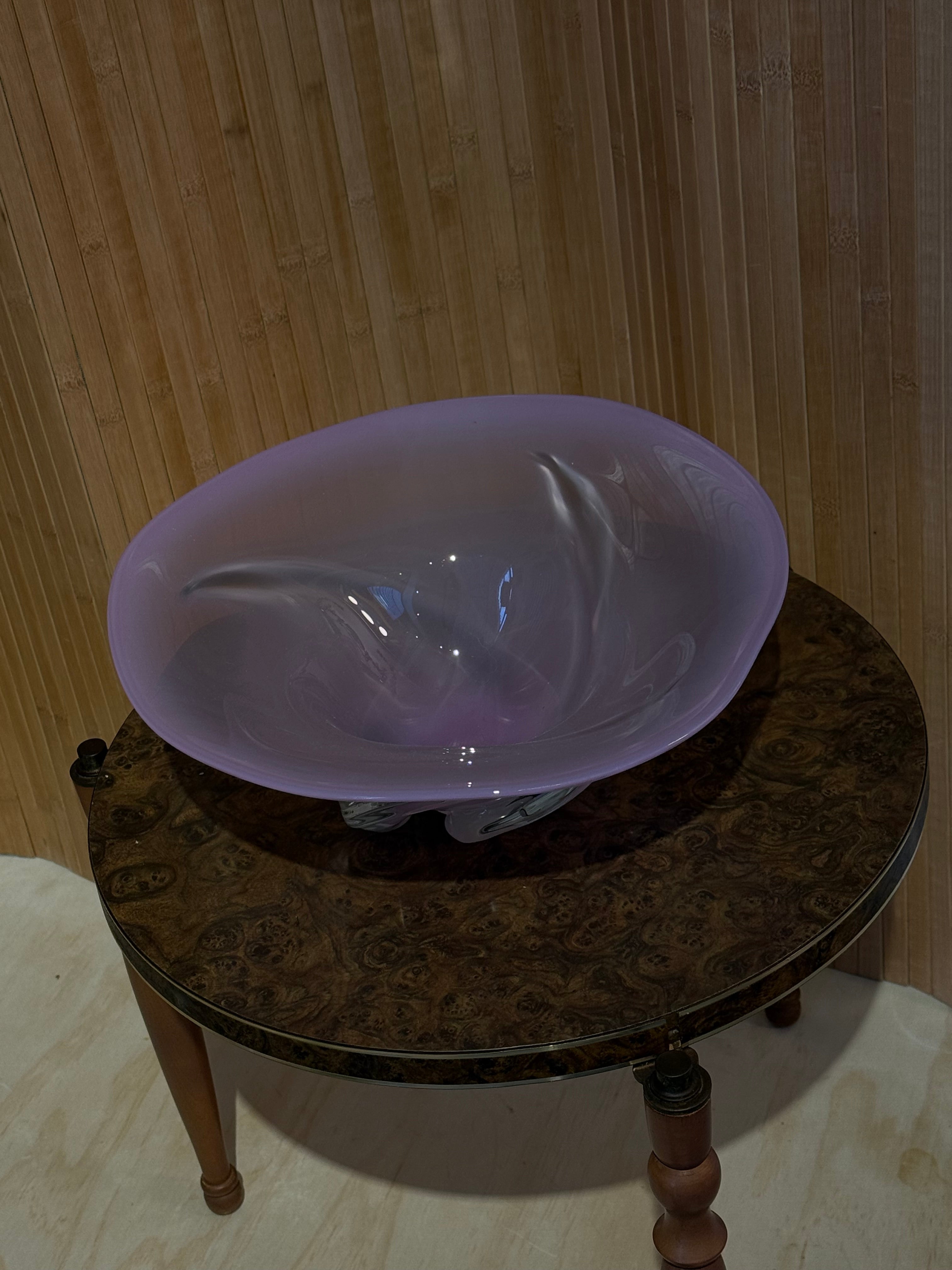 Matthew Buechner Art Glass Bowl - 1982