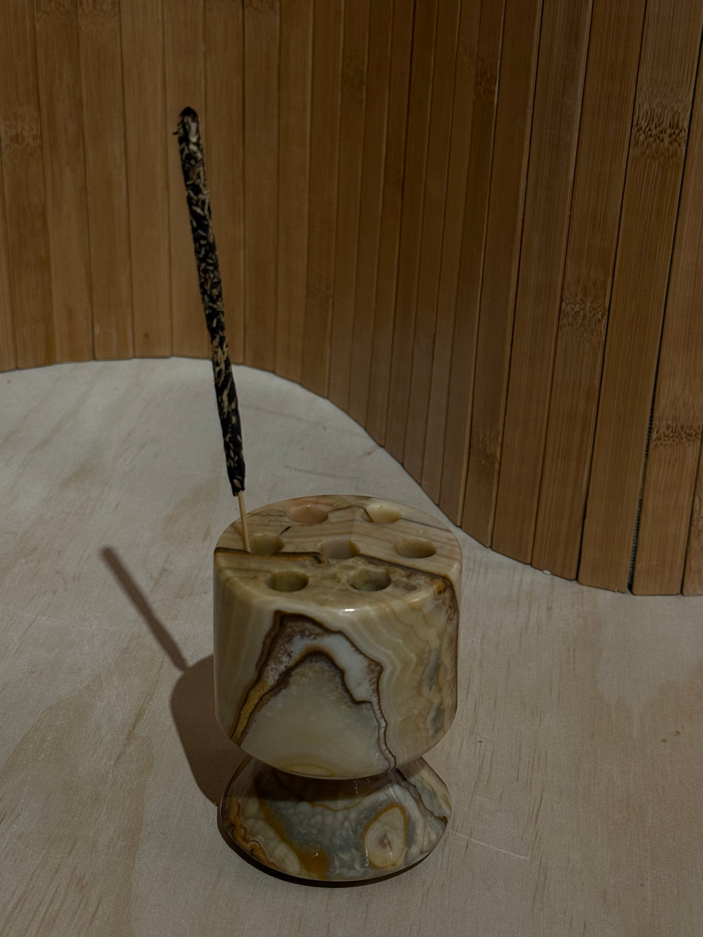 MCM Marble Pencil Organizer