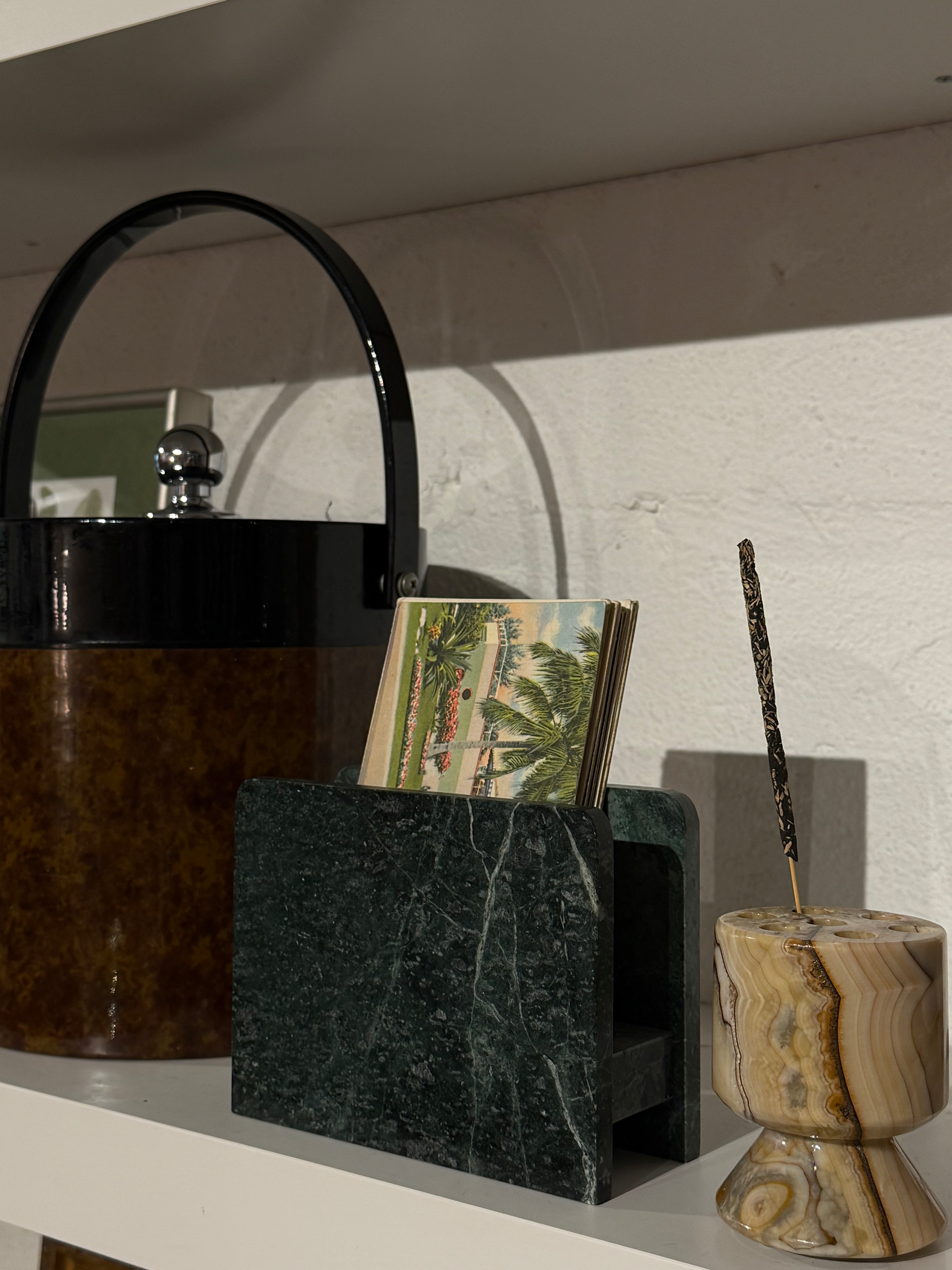 MCM Marble Pencil Organizer