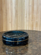 Porcelain Crackle Ashtray - 1950s