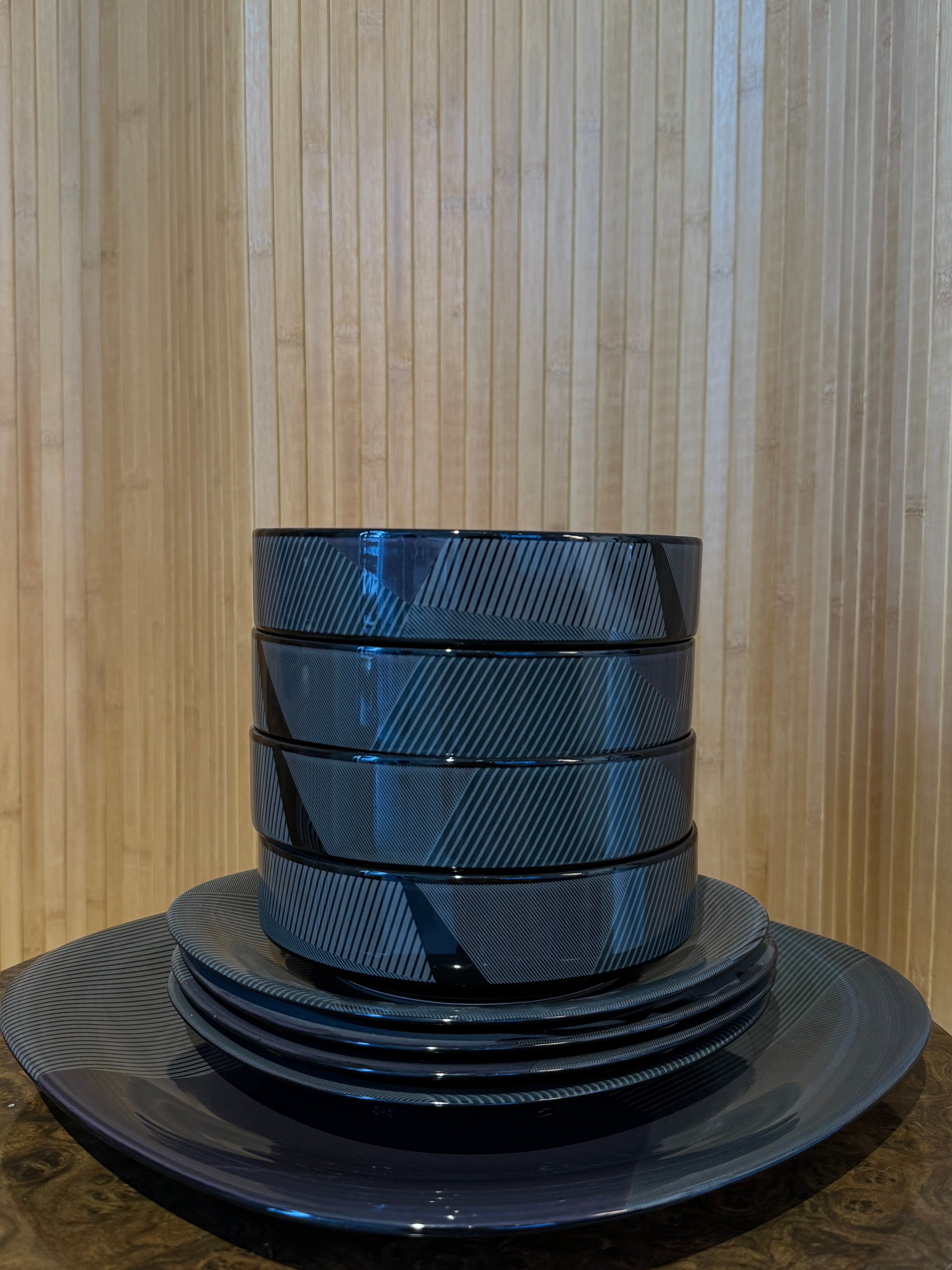 Daniel Hechter” Dinnerware Set (9pc) - Post Modern