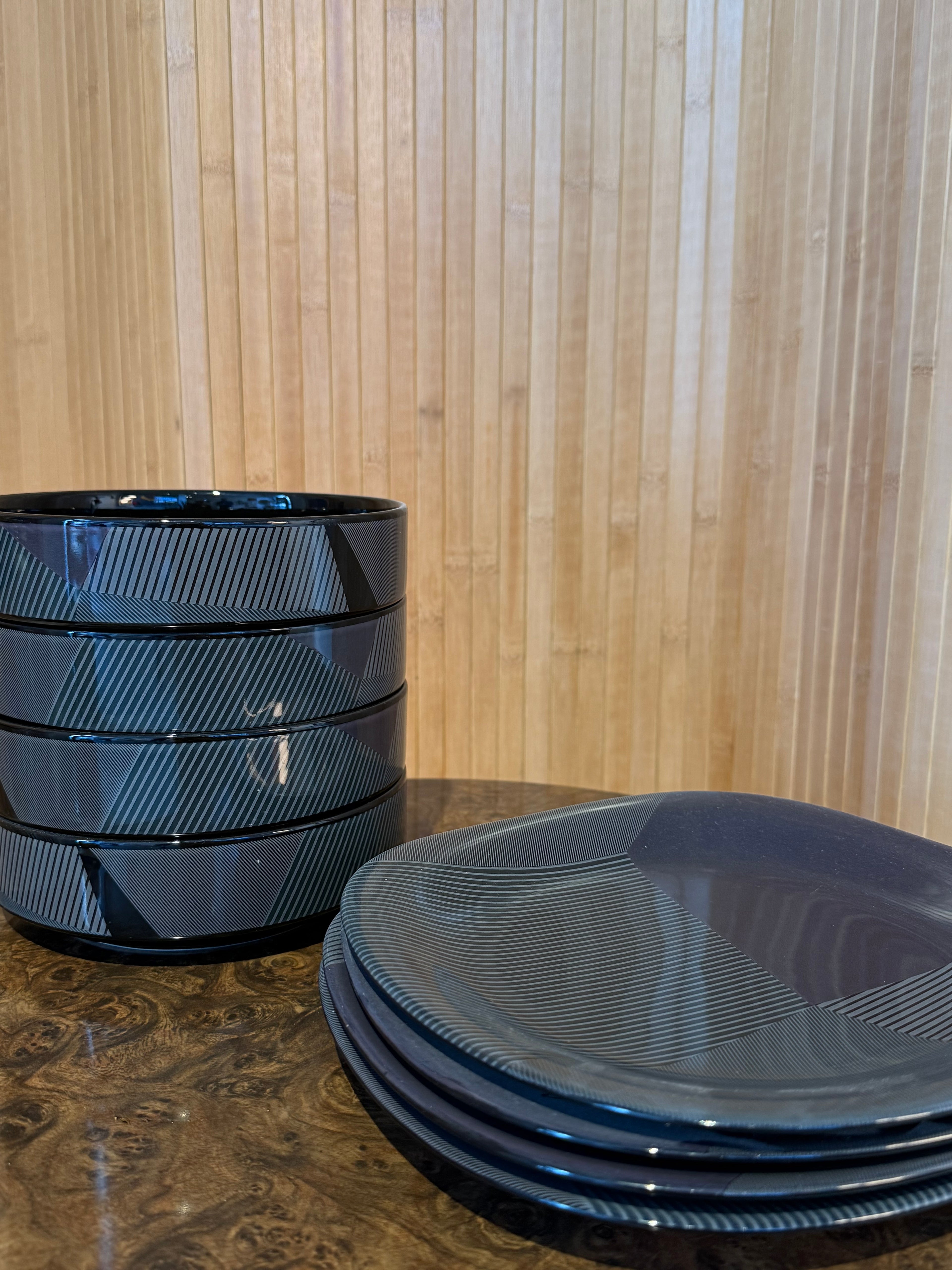 Daniel Hechter” Dinnerware Set (9pc) - Post Modern