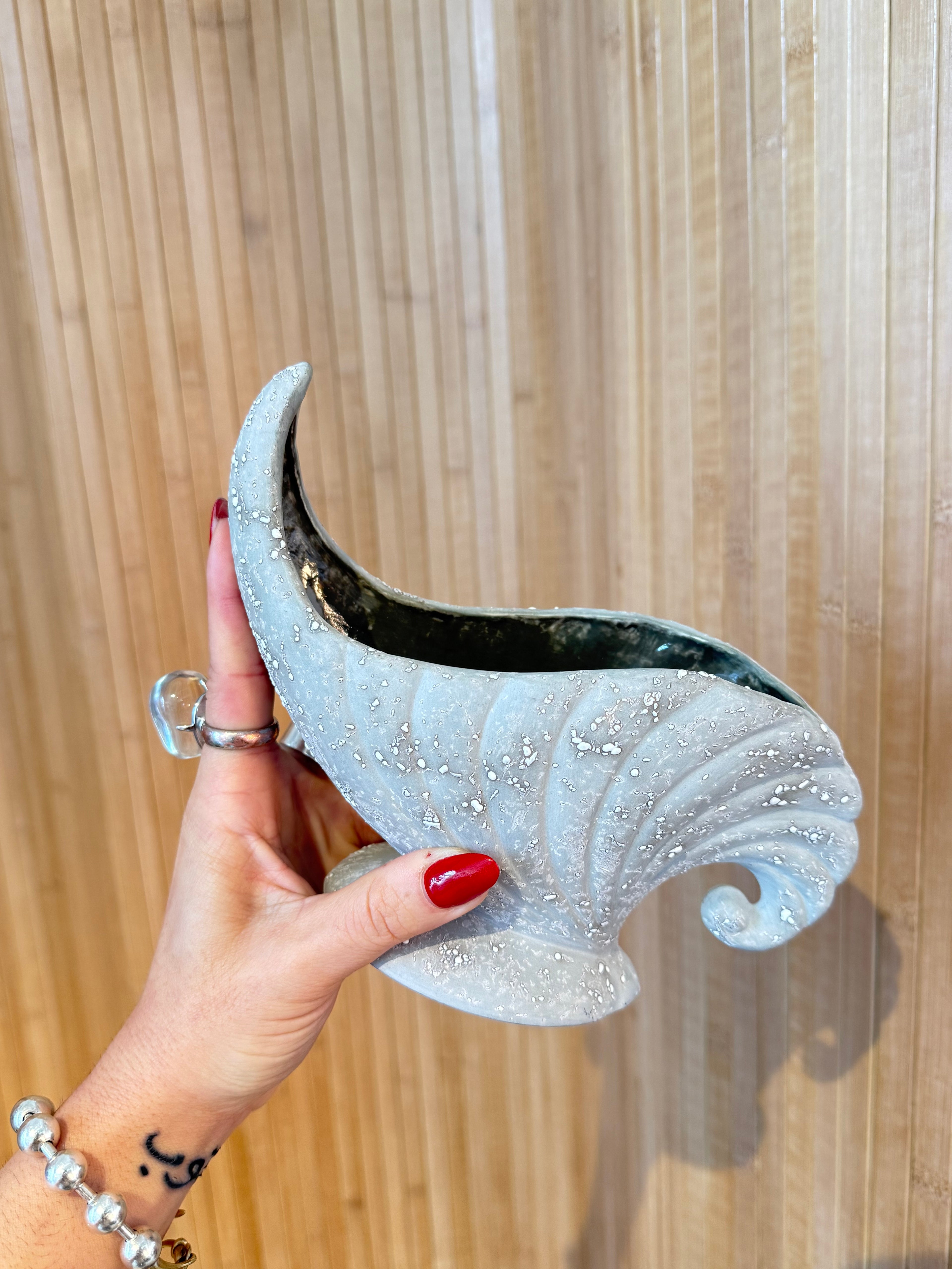 MCM Studio Pottery Cornucopia