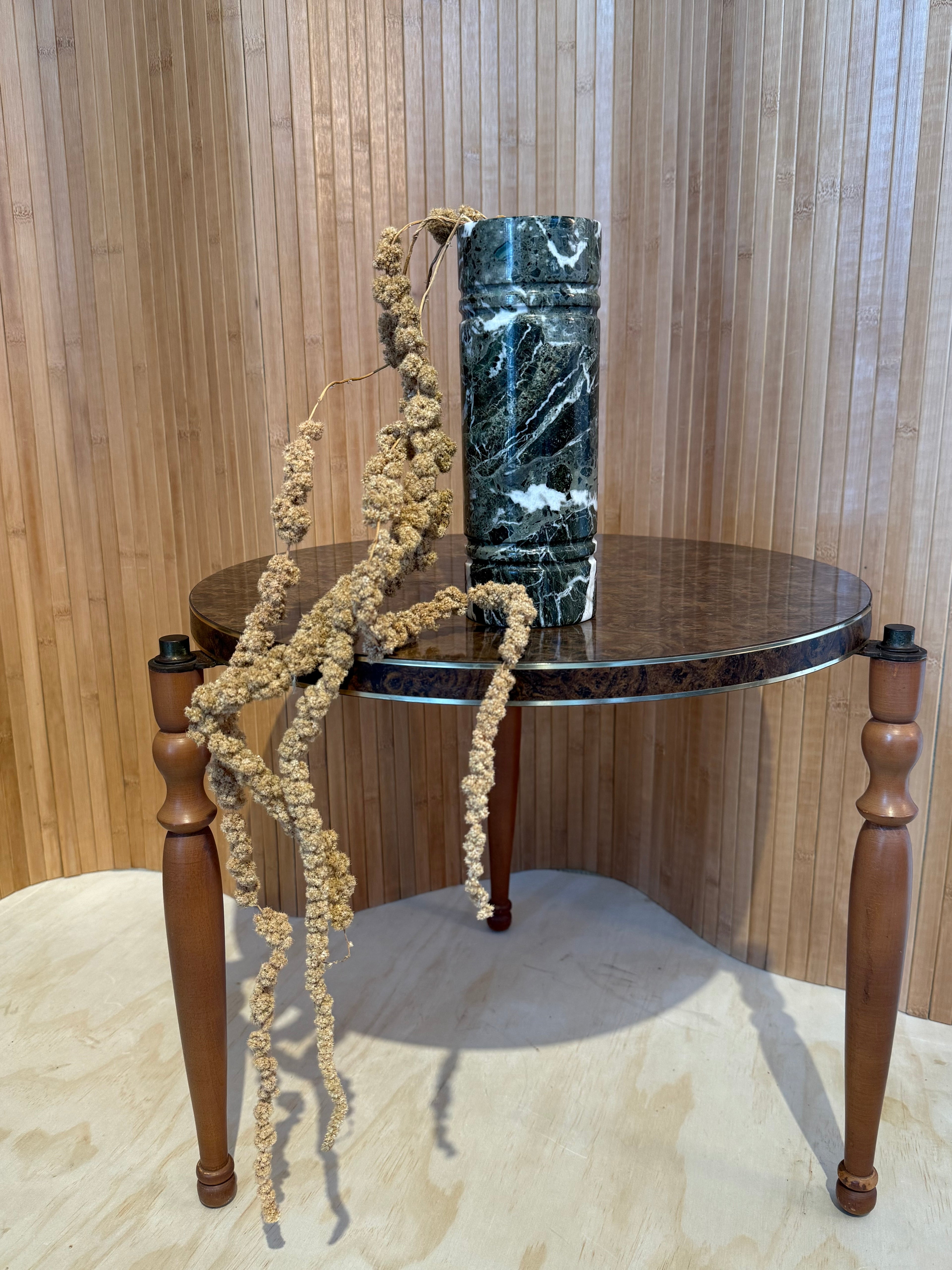 MCM Marble Cylinder Vase