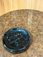 Porcelain Crackle Ashtray - 1950s